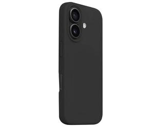 Coque MagSafe Color Cover Magnetic pour iPhone 16 en Silicone souple Noir