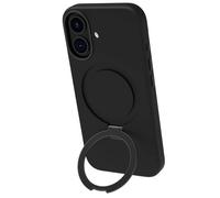 Coque MagSafe - DBRAMANTE1928 - iPhone 16 - Noir - Support Kickstand - 66% matériaux recyclés