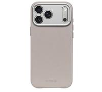 Coque Magsafe - DECODED - iPhone 17 Pro - Cuir pleine fleur - Antichocs - Beige