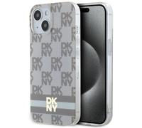 Coque MagSafe DKNY beige pour iPhone 15 Plus