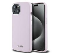 Coque MagSafe DKNY rose pour iPhone 15