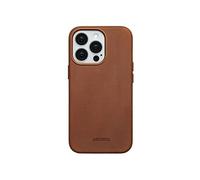 Accezz Coque MagSafe en cuir vintage pour Apple iPhone 13 Pro - Tabacco Cognac