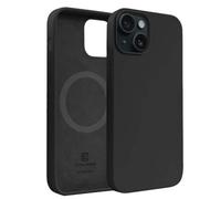 Coque de téléphone - Crong - Color Cover Magnétique - iPhone 15 Plus - Noir - Souple - Antichoc