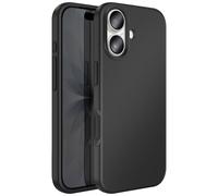 Coque MagSafe en Silicone pour iPhone 17 Anti-Rayures Noir