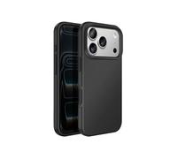 Coque MagSafe en Silicone pour iPhone 17 Pro Anti-Rayures Noir