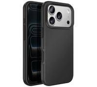 Coque MagSafe en Silicone pour iPhone 17 Pro Max Anti-Rayures Noir