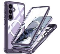 Coque Magsafe En Verre Trempé Pour Samsung Galaxy S25 5g Redpepper, Violet