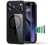 Coque MagSafe ESR Classic Hybrid HaloLock + film protecteur pour iPhone 17 Pro - Clear Black