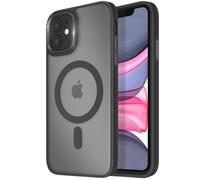 Coque MagSafe - Frost Color - iPhone 11 - Dos Mat Givré - Contour Noir - Antitrace