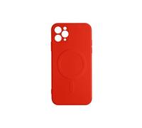 Coque iPhone 11 Pro Max Silicone Intérieur Soft-touch Mag Cover rouge