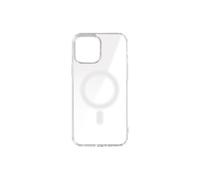 Coque Magsafe iPhone 13 Mini Bi-matière Coins renforcés Swissten Transparent