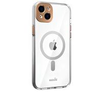 Coque MagSafe iPhone 14 Plus iGlaze avec Protection Caméra Ultra Durable Moshi Dorée