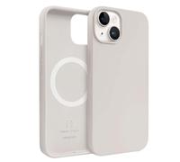 Coque MagSafe iPhone 14 Plus Magnétique Crong Color Cover Ultra Renforcé Beige