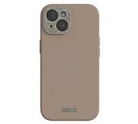 Moshi Coque MagSafe Napa en cuir Antichoc Ultra élégante iPhone 15 Plus Marron foncé