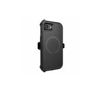 Coque MagSafe iPhone 16 Clip Ceinture Coins Renforcés Noir