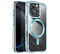 Coque - MagSafe - iPhone 16 Pro Max - Cristal Color - Bleu - Rigide - Anti-jaunissement