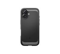 Coque MagSafe iPhone 17 Antichoc avec Contours Renforcé Modèle Rugged Armor Mag SGP Noir