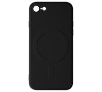 Coque Magsafe iPhone 7, 8 et iPhone SE 2020, 2022 Silicone Souple Mag Cover noir