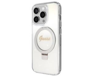Coque Magsafe pour Apple iPhone 15 Pro Max TPU Ring Stand Transparent