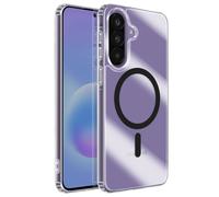 Coque MagSafe pour Galaxy A57 Bi-matière Antichoc avec Bords Surélevés Noir