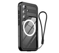 Coque MagSafe pour Galaxy S26 Etanche IP68 Antichute 2m avec Cordon Redpepper Noir