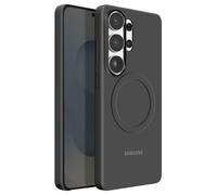 Coque MagSafe pour Galaxy S26 Ultra en Silicone Magnet Cover Antichoc Samsung Noir
