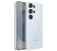Coque MagSafe pour Galaxy S26 Ultra Série Silicone Magnet Cover Antichoc Samsung Bleu