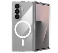 Coque MagSafe pour Galaxy Z Fold 7 Antichoc avec Support Magnétique Transparent