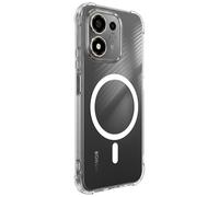 Coque MagSafe pour Honor 600 Smart à Coins Bumper et Caméra Surélevée Transparent