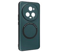 Coque MagSafe pour Honor Magic 5 Pro semi-rigide et magnétique Vert Foncé