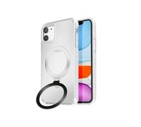 Coque MagSafe pour iPhone 11 Antichoc avec Support Pliable Blanc