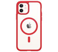 Coque MagSafe pour iPhone 11 avec Contour Souple et Caméra Surélevée Zanaé Rouge