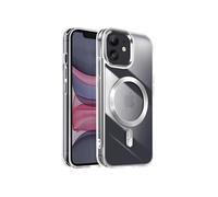 Coque MagSafe pour iPhone 11 Dos Cristal Color Argent