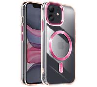 Coque MagSafe - iPhone 11 - Cristal Color - Rose Champagne - Anti-jaunissement