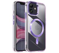 Coque MagSafe pour iPhone 11 Dos Cristal Color Violet