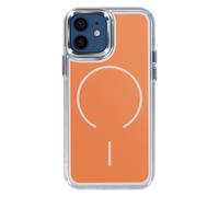 Coque MagSafe pour iPhone 12 / 12 Pro Protection Bi-matière Ultra Renforcé Orange
