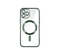 Avizar Coque pour iPhone 12 Pro avec Contour Chromé Ultra Élégant Vert