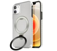 Coque MagSafe pour iPhone 12 Pro et 12 Antichoc avec Support Pliable Noir