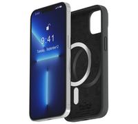 Coque MagSafe pour iPhone 13 / 14 Icon Silicone Noire Puro