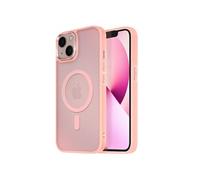 Coque MagSafe pour iPhone 13 Dos Mat Givré Contour Rose
