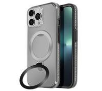 Coque MagSafe pour iPhone 13 Pro Antichoc avec Support Pliable Noir