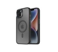 Coque MagSafe pour iPhone 14 Dos Mat Givré Contour Noir