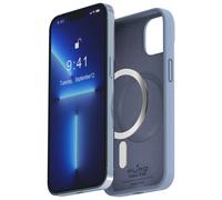 Coque MagSafe pour iPhone 14 Plus Icon Silicone Bleue Puro