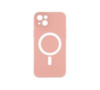 Coque MagSafe pour iPhone 14 Plus Soft Touch Mate Bords Surélevés Rose clair