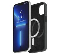 Coque MagSafe pour iPhone 14 Pro Icon Silicone Noire Puro