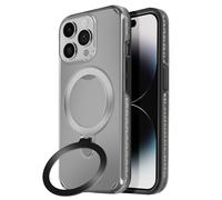 Coque MagSafe pour iPhone 14 Pro Max Antichoc avec Support Pliable Noir