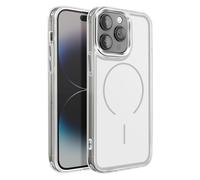 Coque MagSafe pour iPhone 14 Pro Max Protection Bi-matière Ultra Renforcé Blanc