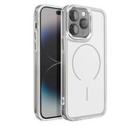 Coque MagSafe pour iPhone 14 Pro Max Protection Bi-matière Ultra Renforcé Blanc