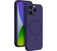 Coque MagSafe pour iPhone 14 Pro Max Silicone Violette Bigben