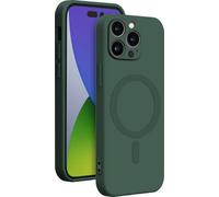 Bigben Connected - Coque MagSafe COVMAGIP14PGR pour iPhone 14 Pro Silicone Verte